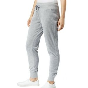 Calvin Klein Velour Drawstring-Waist Joggers Sweat